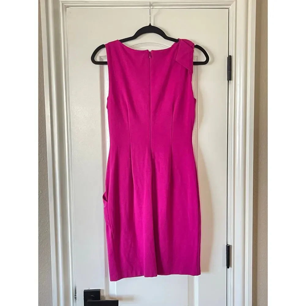 Vintage Cache Ponte Knit Sheath
Dress Ruffle Fitted Size 4 - Picture 7 of 7